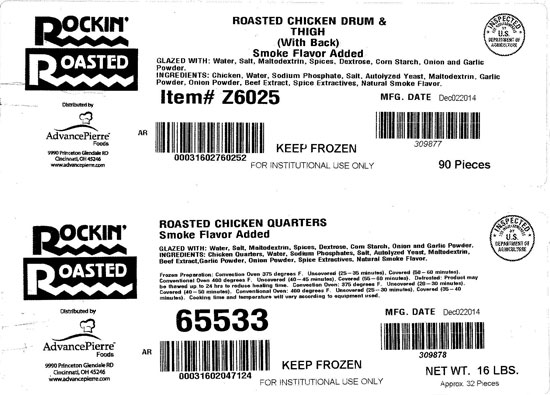 Tennessee Firm Recalls Chicken Products Due to Misbranding and Undeclared Allergens